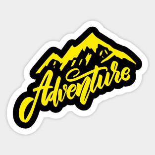 The Adventure Begins Sticker